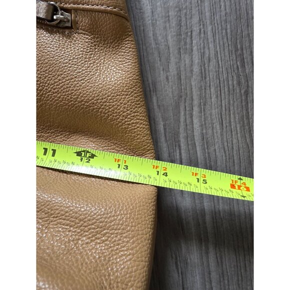 Tignanello Two-Tone Pebble Leather Tote Bag With Dual Shoulder Straps - Picture 13 of 13